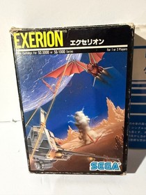 Exerion Small Box Sega SG-1000 SC-3000 SMS Japan import +manual CIB *Not tested*