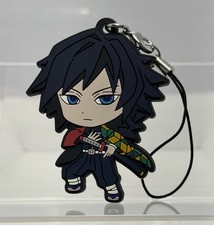 Bushiroad Creative Demon Slayer Giyu Tomioka Anime Rubber Strap Keychain Mascot