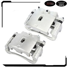 Front Brake Calipers W Bracket Set 2 For Chevy Gmc Silverado Sierra 1500 2500