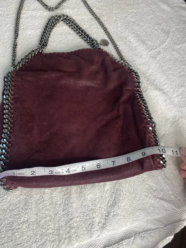 Mini cartera de mano Stella McCartney Fallabella en ciruela ciervo peludo $1395 Foto 4 de 4