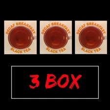 Dunkin Decaf Breakfast Black Tea 3 Box  45 tea bags Decaffeinated Anytime Of Day