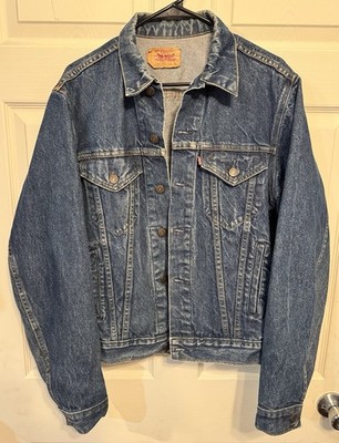 Vintage Levis Denim Jacket Men s 42L Trucker Jean Type 3 USA - 71506-0216