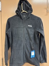 Columbia Boys' Steens Mountain II Charcola Fleece Hoodie Size Large Youth New