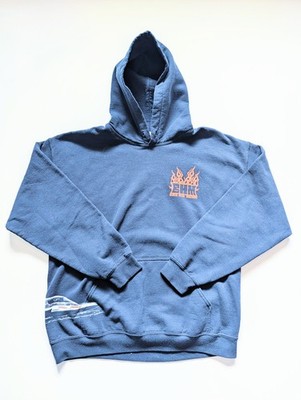 Block Head Machine Logo Graphic Hoodie Tukwila Washington Marine Automotive L