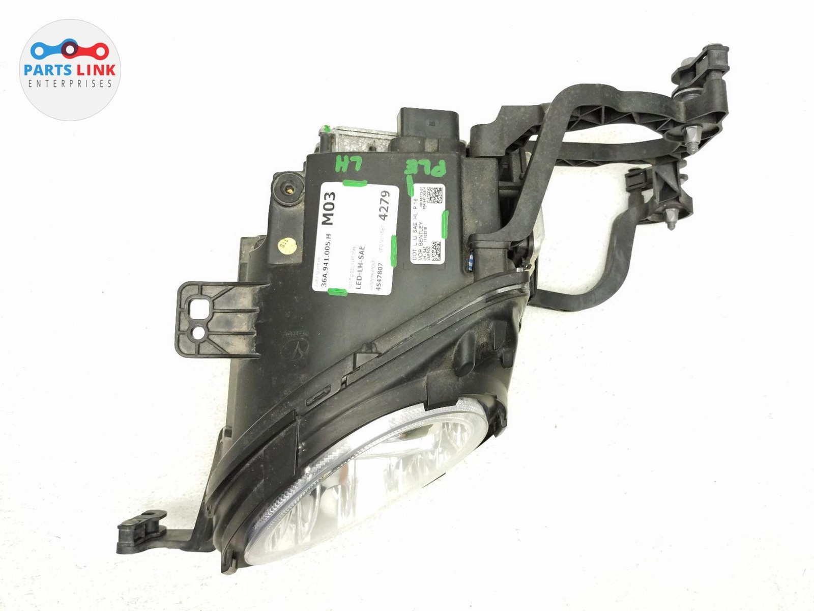 2016-20 BENTLEY BENTAYGA FRONT LEFT HEADLIGHT DRIVER LED LAMP BRACKET ASSEMBLY