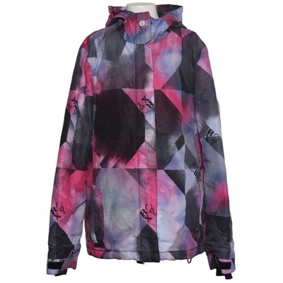Roxy, Skijacke, Mädchen, Größe: 164, Schwarz/Pink/Blau/Mehrfarbig #0Oo