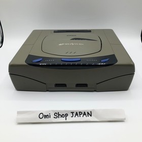 Sega Saturn SS Console HST-3210 Grey Tested working NTSC-J w/2 Controllers+Cable