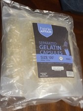 Herb Affair separated Gelatin Capsules Size '00' 1000pcs.