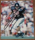 Zach Thomas Signed Autograph 8x10 Photo BAS Certified Texas Tech Red Raiders