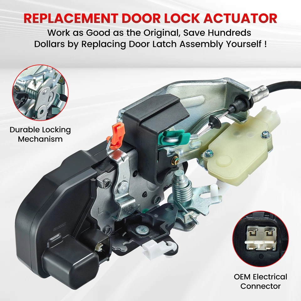 Front Left Door Latch Assembly For Dodge Challenger 2011-2014 68064403AB 931-749 Foto 2 de 4