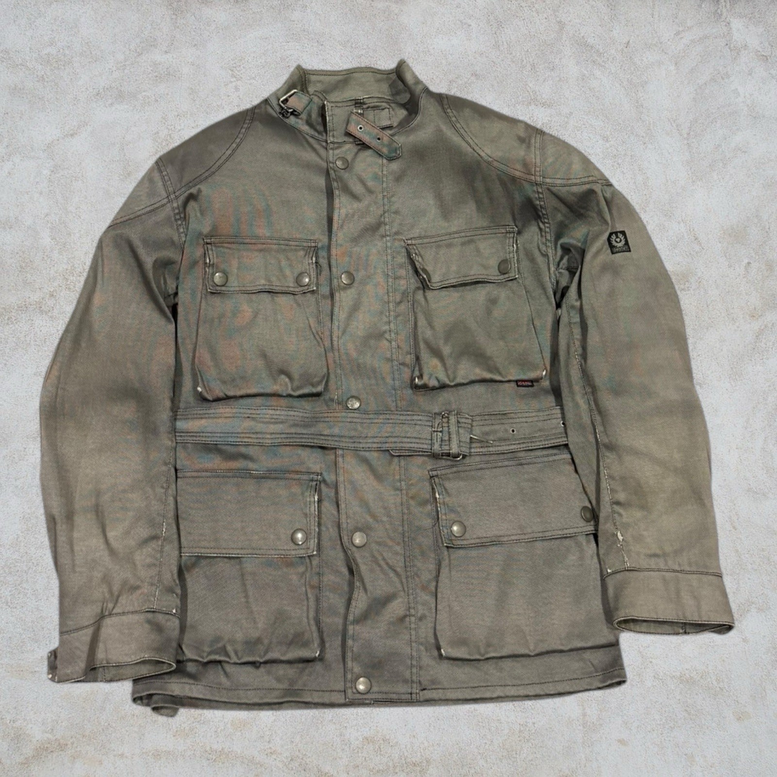 Belstaff, Vintage 90s Belstaff Armoured Motorbike Tourmaster Jacket Men’s Medium Textile