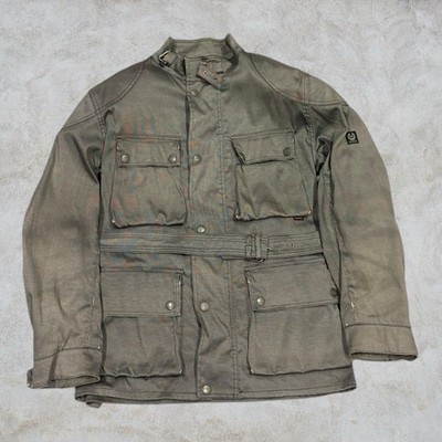 Vintage 90s Belstaff Armoured Motorbike Tourmaster Jacket Men s Medium Textile
