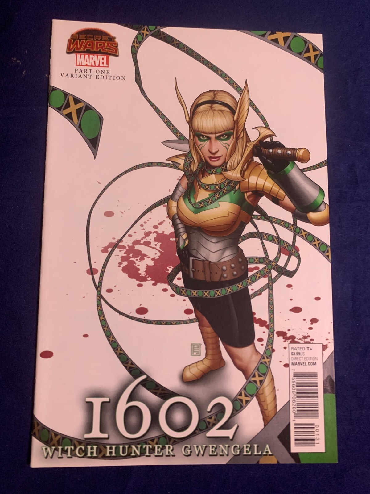 1602 WITCH HUNTER ANGELA #1 NM  GWENGELA VARIANT - MARVEL 2015