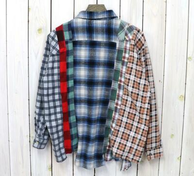 Rebuild by Needles Flannel Shirt 7 Cuts Shirt new XS | eBay