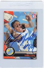 2008 Rittenhouse WNBA #59 Chasity Melvin Chicago Sky Signed Auto *J9348