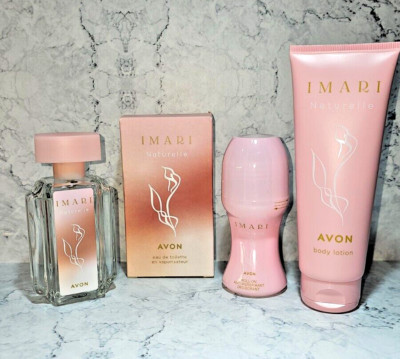Avon Imari Naturelle Parfüm  SET für Sie 50ml   Rose Moschus CREME DEO Top Duft