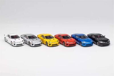 DCT 1:64 LFA White/Silver/Black/Red/Yellow/Blue Diecast Model Car