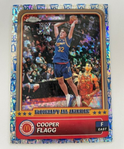 Cooper Flagg #28 - SP McFlurry Mcdonald's (RC) 2024 Topps Chrome