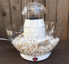 Hot Air Popcorn Popper Fountain 24 Cup Nostalgia Holiday Party