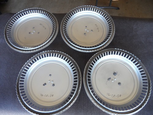 1976 - 1978 original Cadillac Eldorado hubcaps set (4) restored & polished - B - Picture 16 of 20
