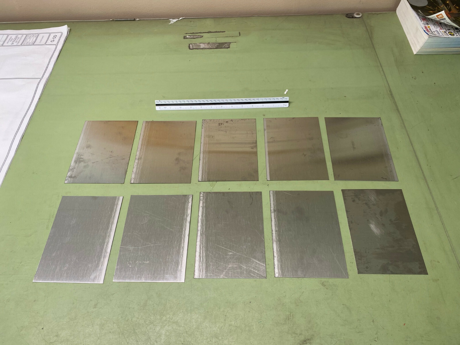22 gauge Stainless steel sheet metal scrap (HHO) (MIG/TIG) 10 pcs eBay