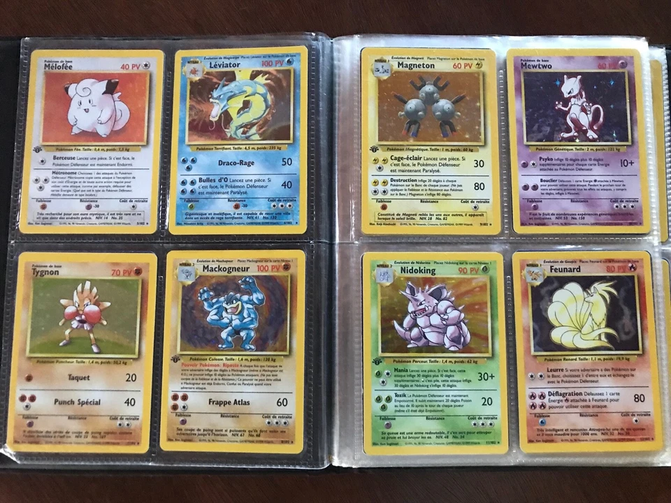 Collection de carte Pokémon Set de base édition 1 dans son carnet officiel. - Photo 4/4