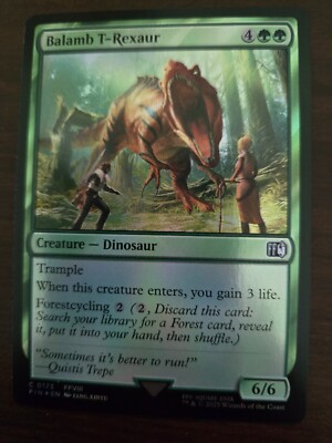 Balamb T-Rexaur Final Fantasy Foil