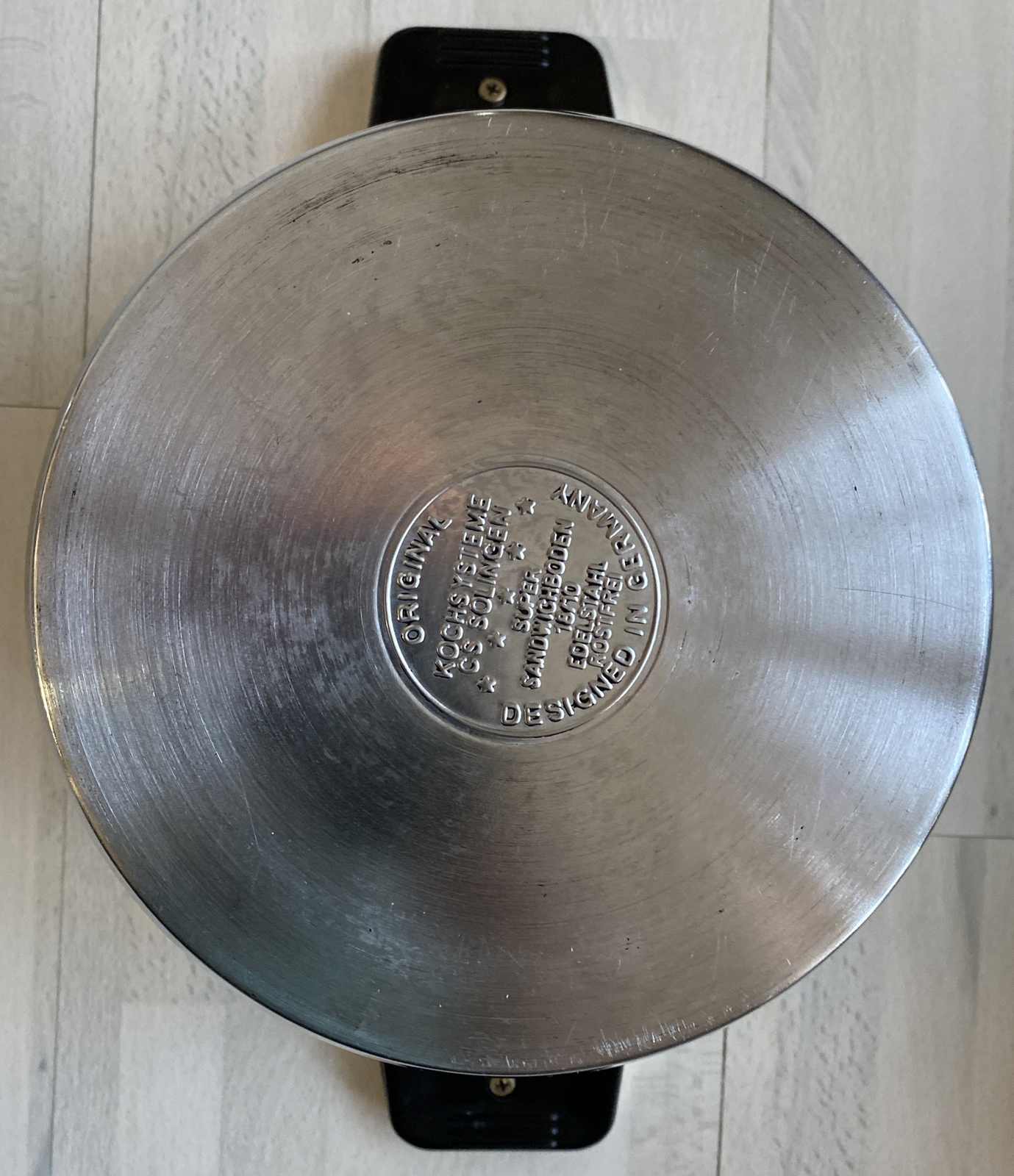 5 Kochtöpfe "Original Kochsysteme CS Solingen", 18/10 Induktion