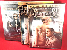 The Great Gatsby + Snow White and the Huntsman (DVDS) LOT OF 2