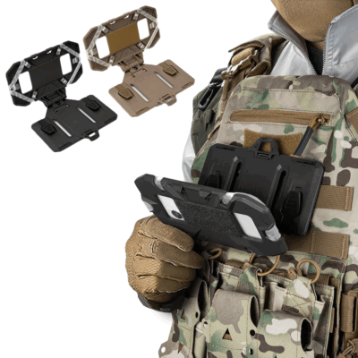 Tactical Plate Carrier Vest Attachments, Universal Phone Chest