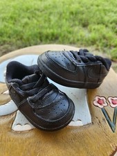 Nike Air Force 1 BLACK Toddler 3C