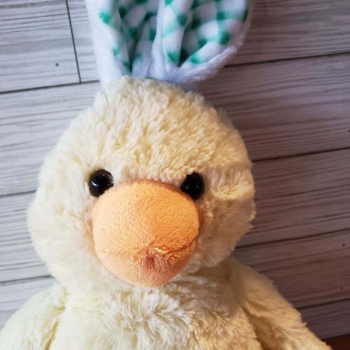 Pato DAN DEE Elección de Coleccionista Orejas de Conejo a Cuadros Verdes Peluche Animal M4 - Imagen 3 de 19