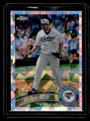 2011 Topps Chrome 98 Heath Bell Atomic Refractor