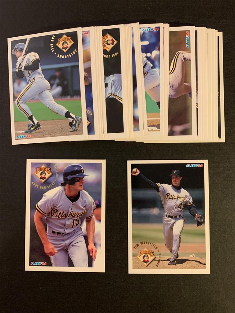1994 Fleer Pittsburgh Pirates Team Set 28 Cards With Update eBay
