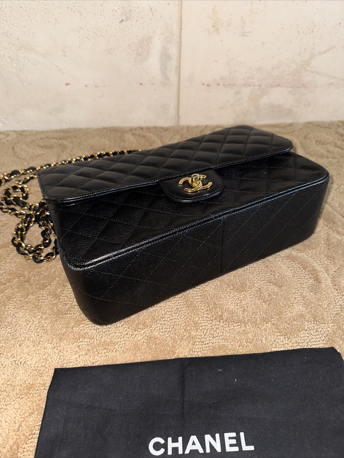 100% AUTHENTIC CHANEL CLASSIC Large DOUBLE FLAP w… - image 18