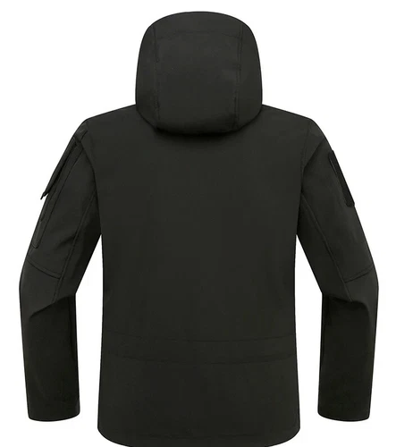 Tactical Jacket Men Military Outdoor Waterproof Hood Windbreaker Work Soft Shell - Picture 16 of 27