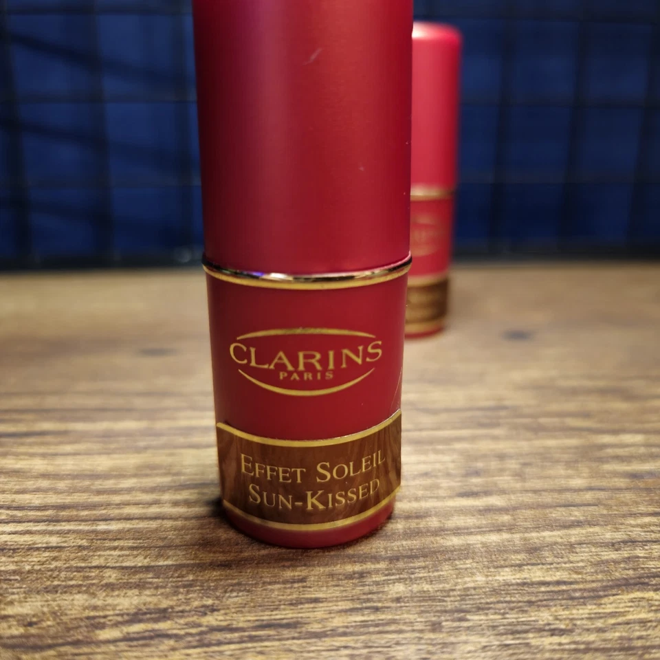 Lote De 2 Base Clarins Paris Sun Kissed Smart Stick 0.36 OZ Ref.02545 NOS Foto 2 de 4