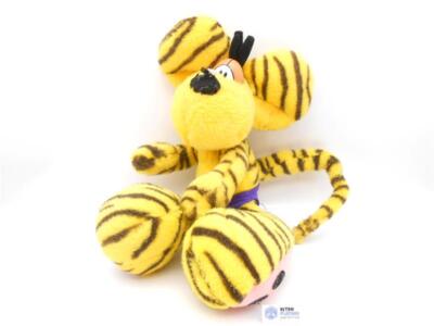 DIDDL Maus Getigert Gelb Schwarz Tiger ca. 30 cm Nase ist beschädigt /R23F14