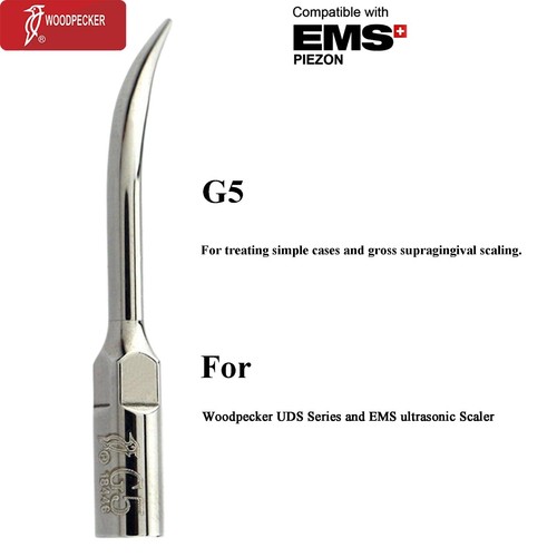 Woodpecker Dental Ultrasonic Scaler Handpiece HW-5L Piezo Tips P1 EMS PIEZON LED - Picture 87 of 174