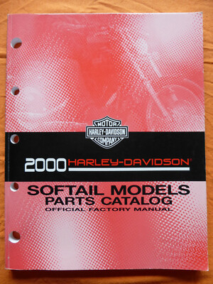 Harley Davidson 2000 modelli Softail catalogo parti di ricambio