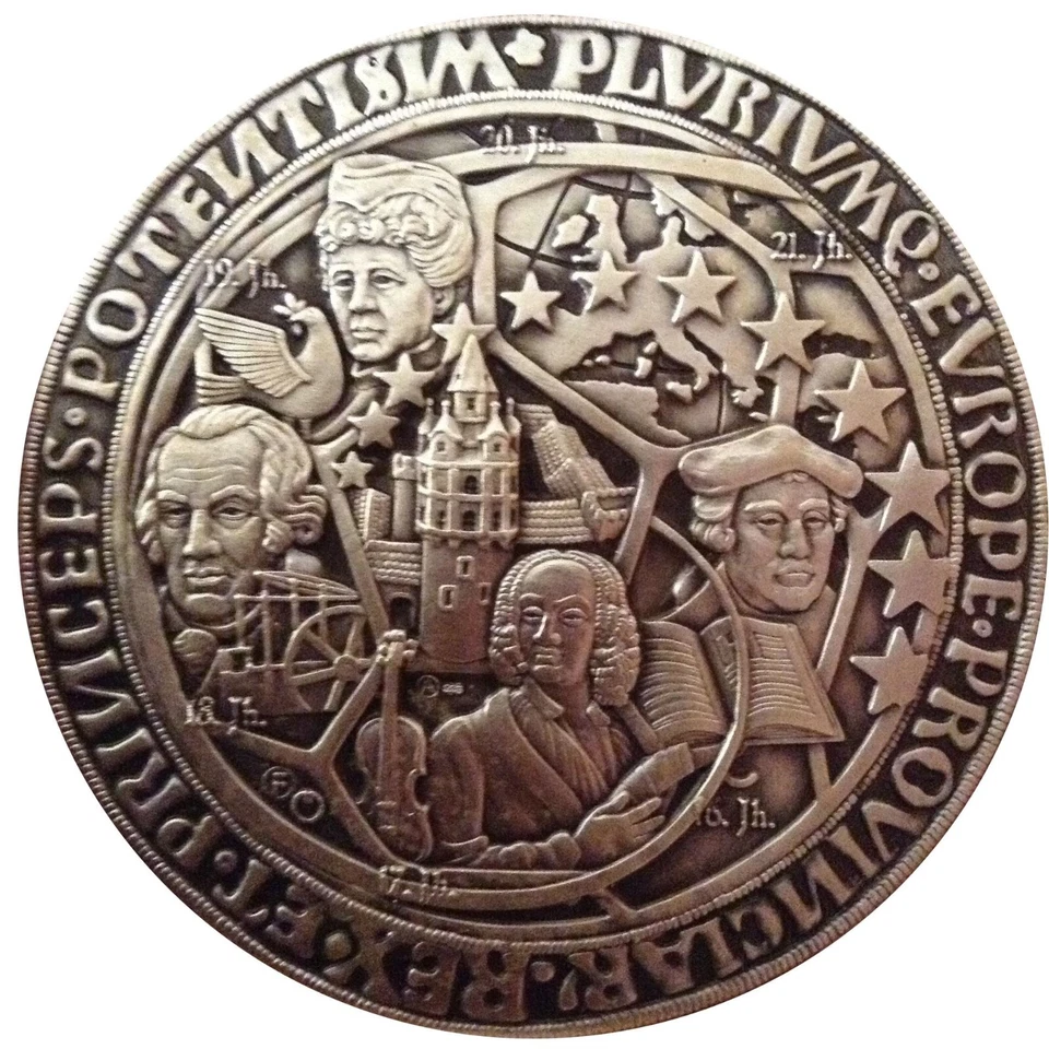 2008 Austrian Silver 500th Anniversary Commemorative Medal 3.9 Troy Oz. Silver - Image 2 of 4