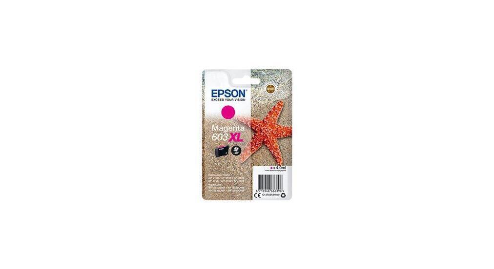 Epson Original 603XL Seestern Druckerpatrone - пурпурный (C13T03A34010)