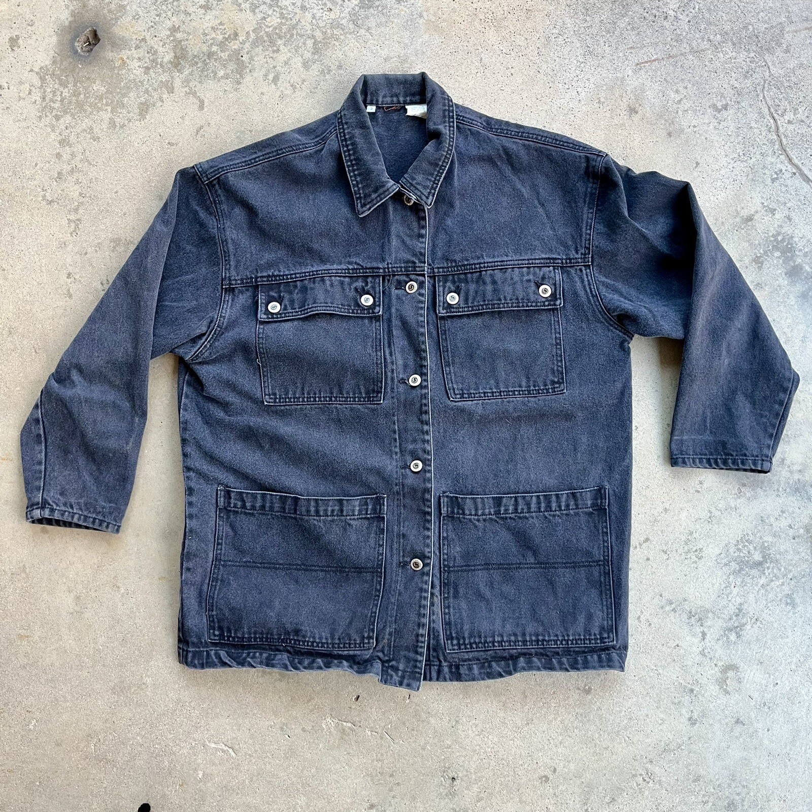 Vintage Cross Colours Denim Chore Jacket XL - Gem