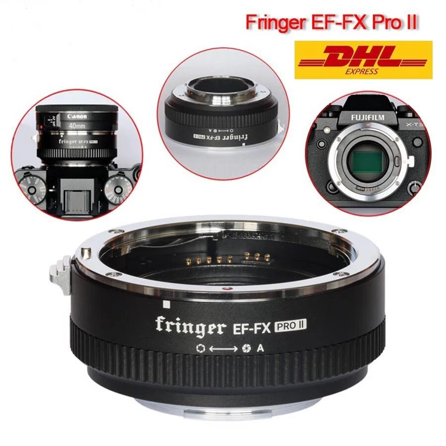 Fringer EF-FX Pro III Auto Focus Lens Adapter for Canon EF Lens t Fuji X-T4 X-T5