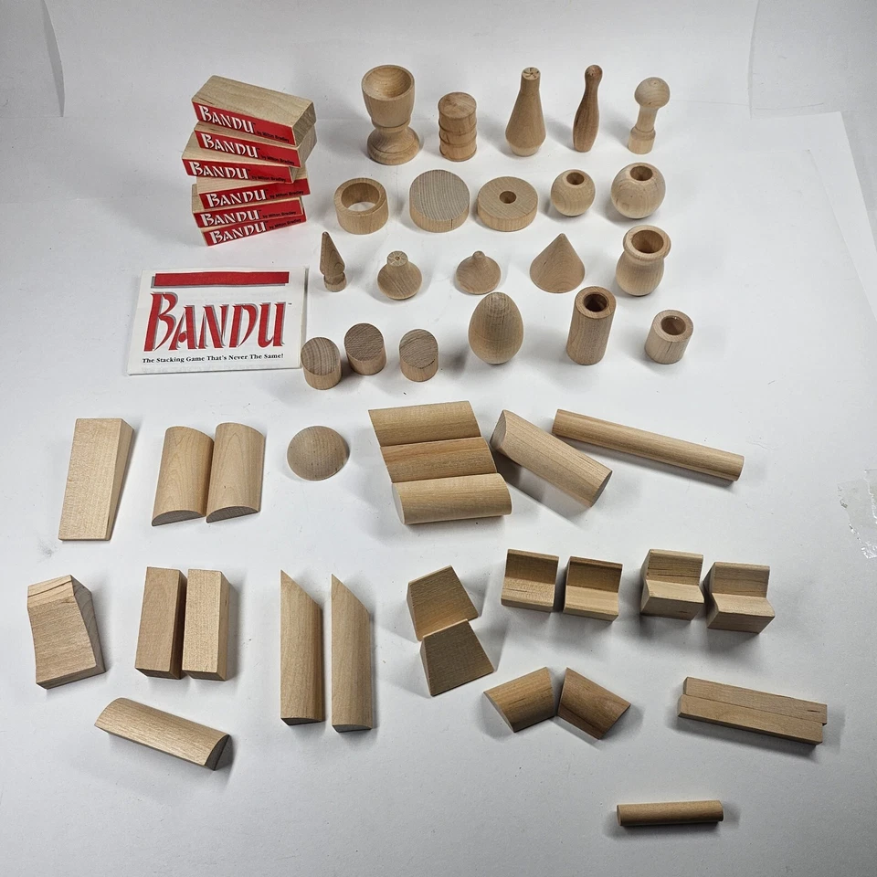 Bandu Wooden Stacking Game Individual Wood Block Replacement Pieces YOU PICK - Image 3 of 4