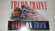 Trump Train USA- Back on Track-Tin Sign-licensed
