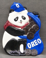 Panda & Cookie Jar Oreo Cookies Ceramic Plate...