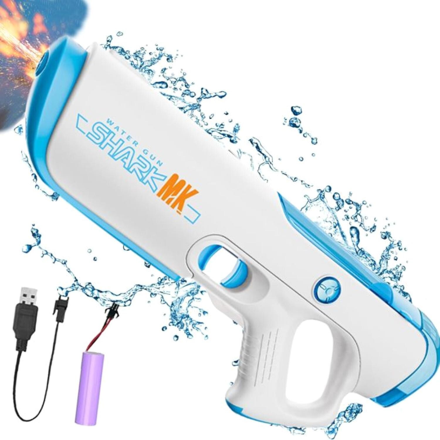 Pistolet à eau électrique à gâchette sensible, fini le pompage manuel pénible