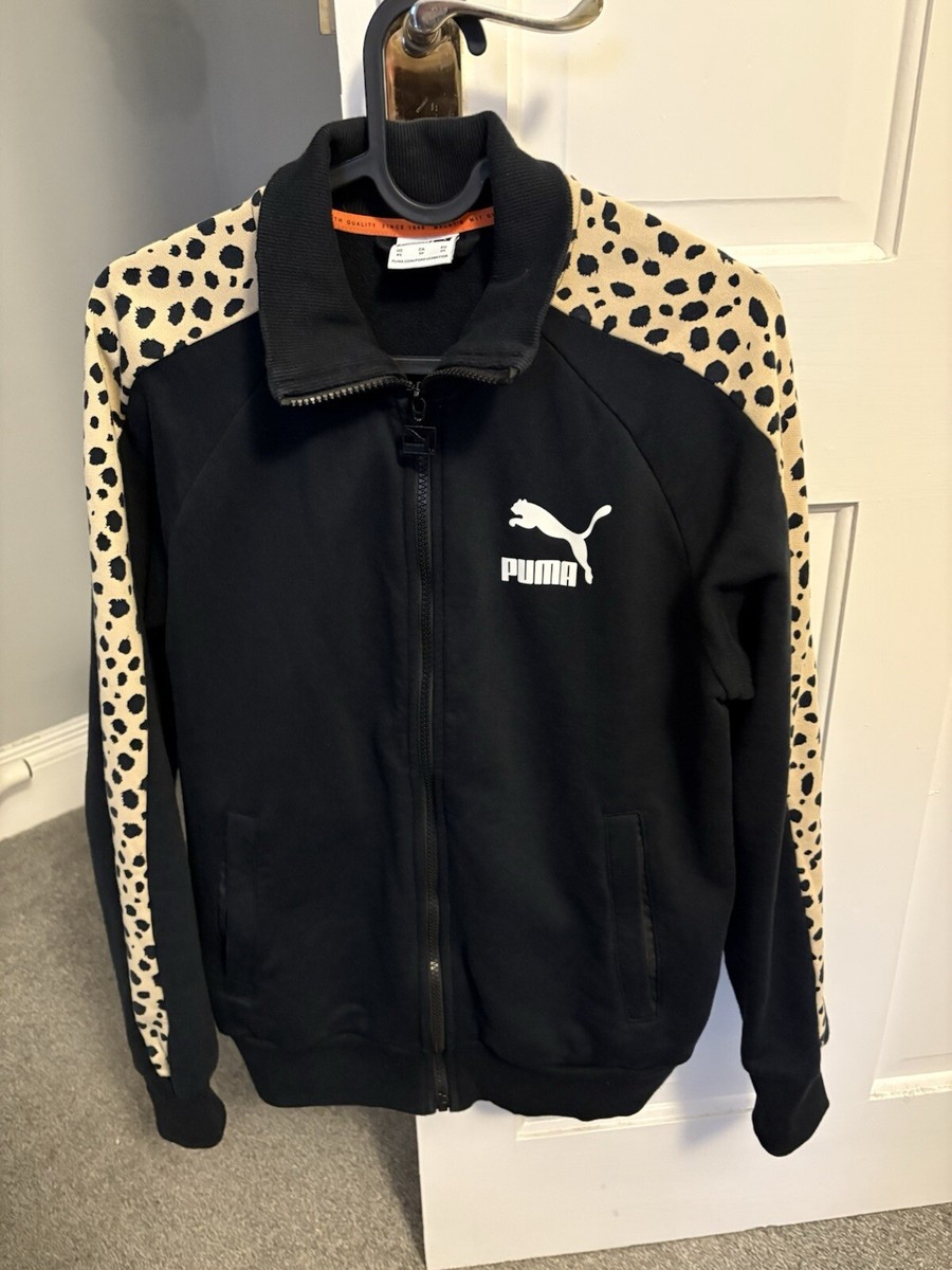 Puma Track Top Sz XS Animal Print UK