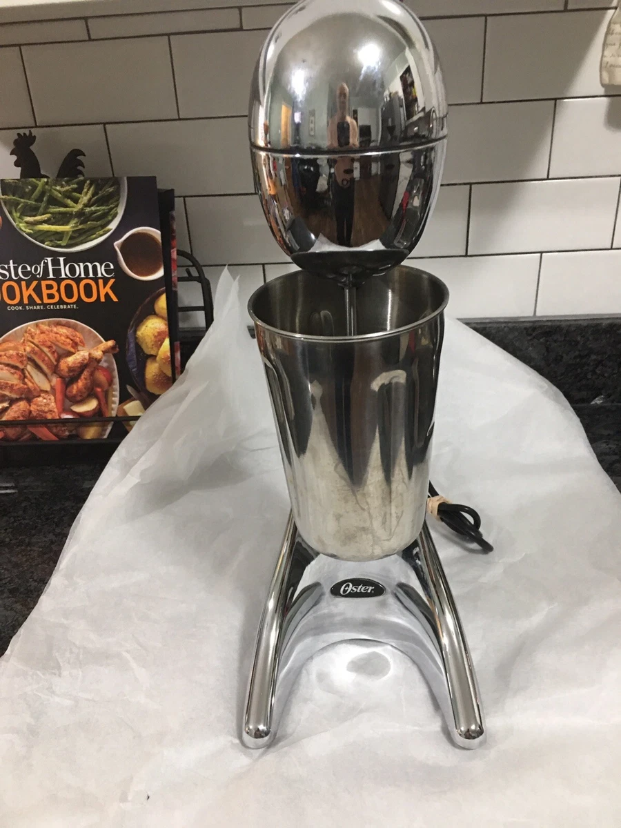 Milkshake Mixer Oster Classic Chrome 6627 w/ Stainless Steel Cup